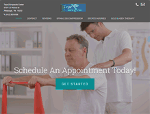 Tablet Screenshot of chiropractorinpittsburghpa.com